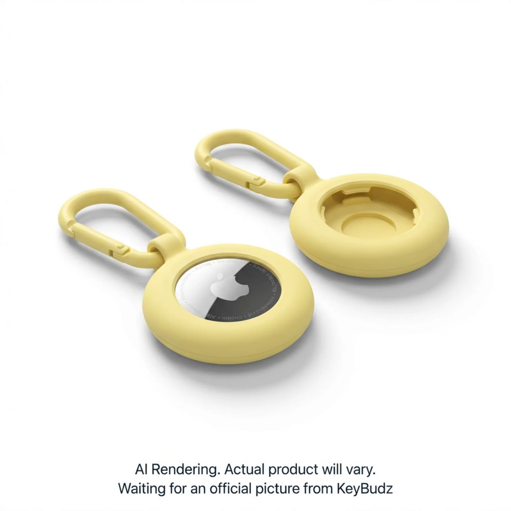 AirTag Secure Dock Pastel Yellow (2 Pack)