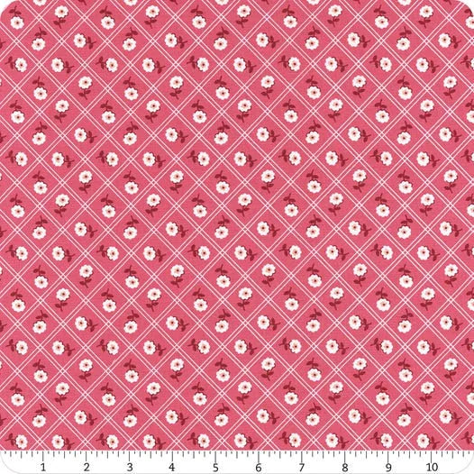 Riley Blake - Lori Holt - Berry & Sage - Tea Rose Calico - C17384-TEAROSE