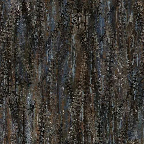 Northcott Studio - Poppy Meadow DP29090-97 Meadow Texture Charcoal
