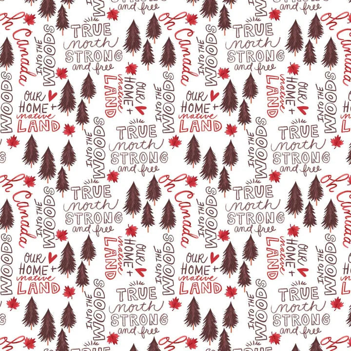 Fineapple Pair - Oh Canada - Strong and Free - White - 36250105-01