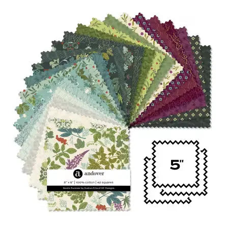 Gudrun Erla - Nordic Summer - Charm Pack - 5-NORD-42
