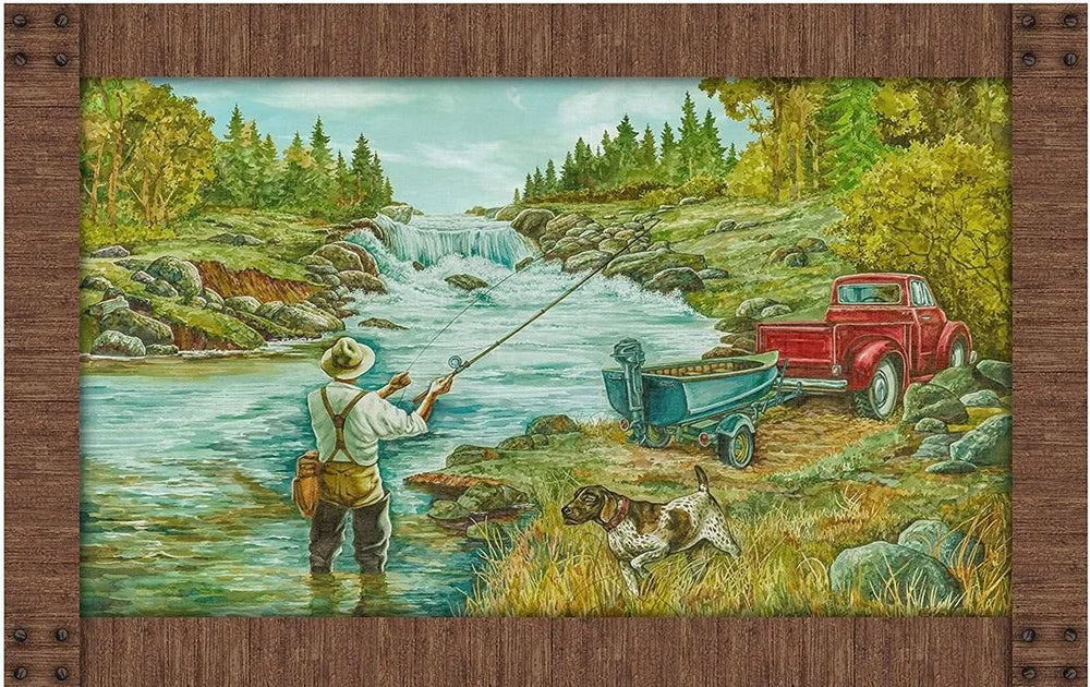 Rod and Reel - Deborah Edwards - Panel