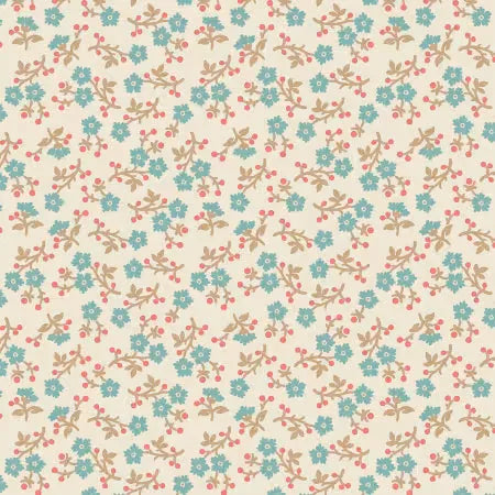 Riley Blake - Baked with Love - 108in Wide Back - Floral Cream