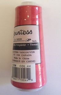 Countess Serger Thread, Polyester, 40/2, 1500M — Cottage Quilting Ltd.