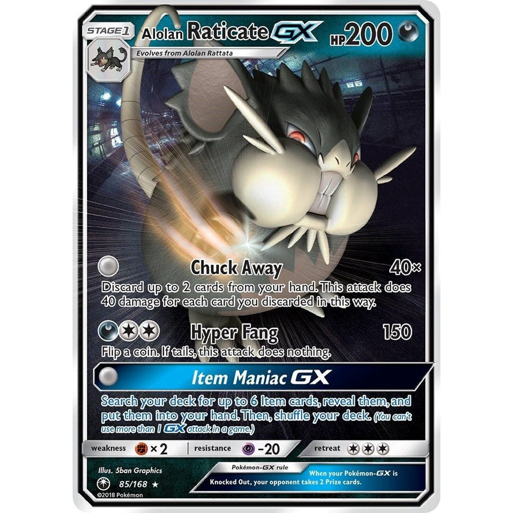 Rattata d'Alola GX (85/168) (CES)