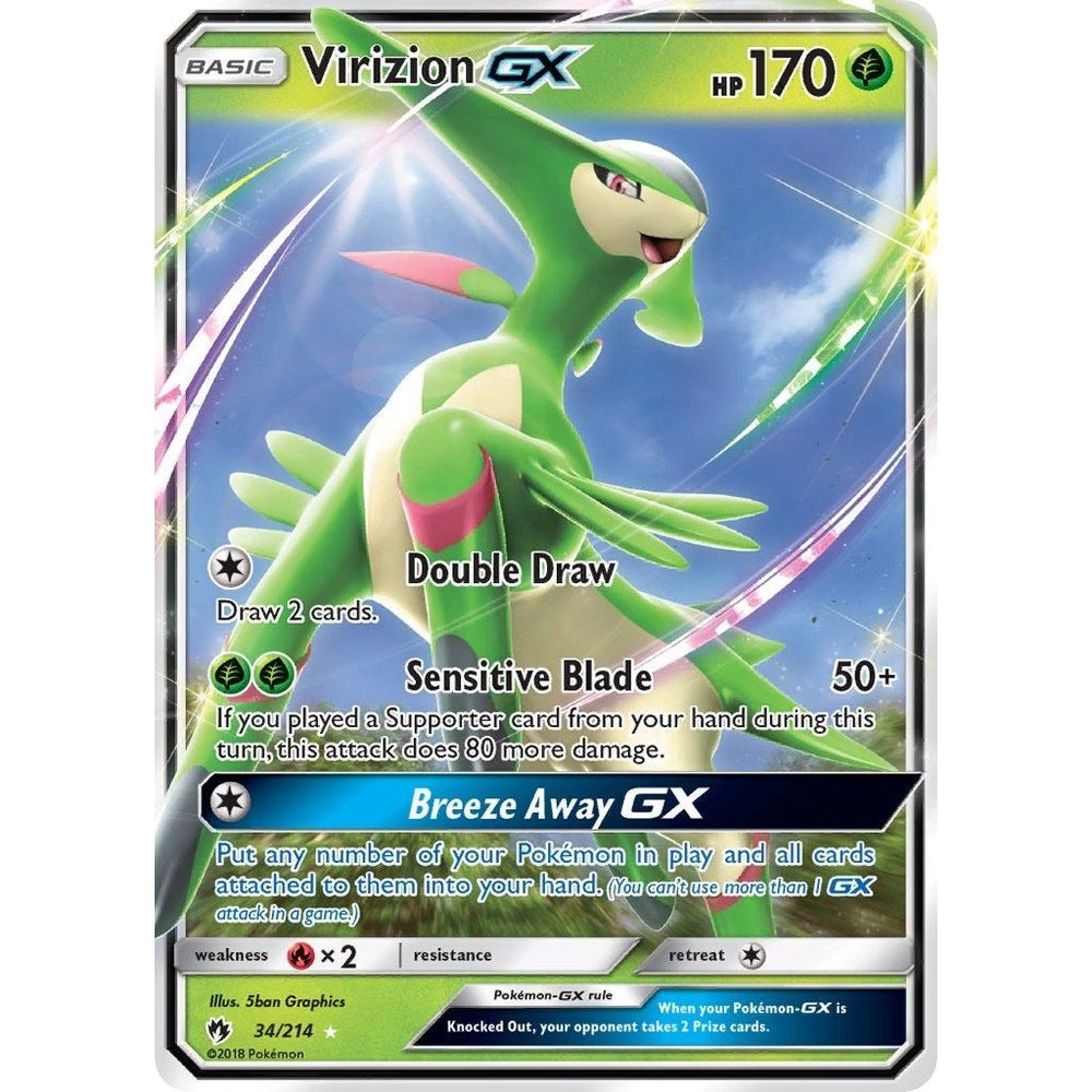 Virizion GX (34/214) (SM8)