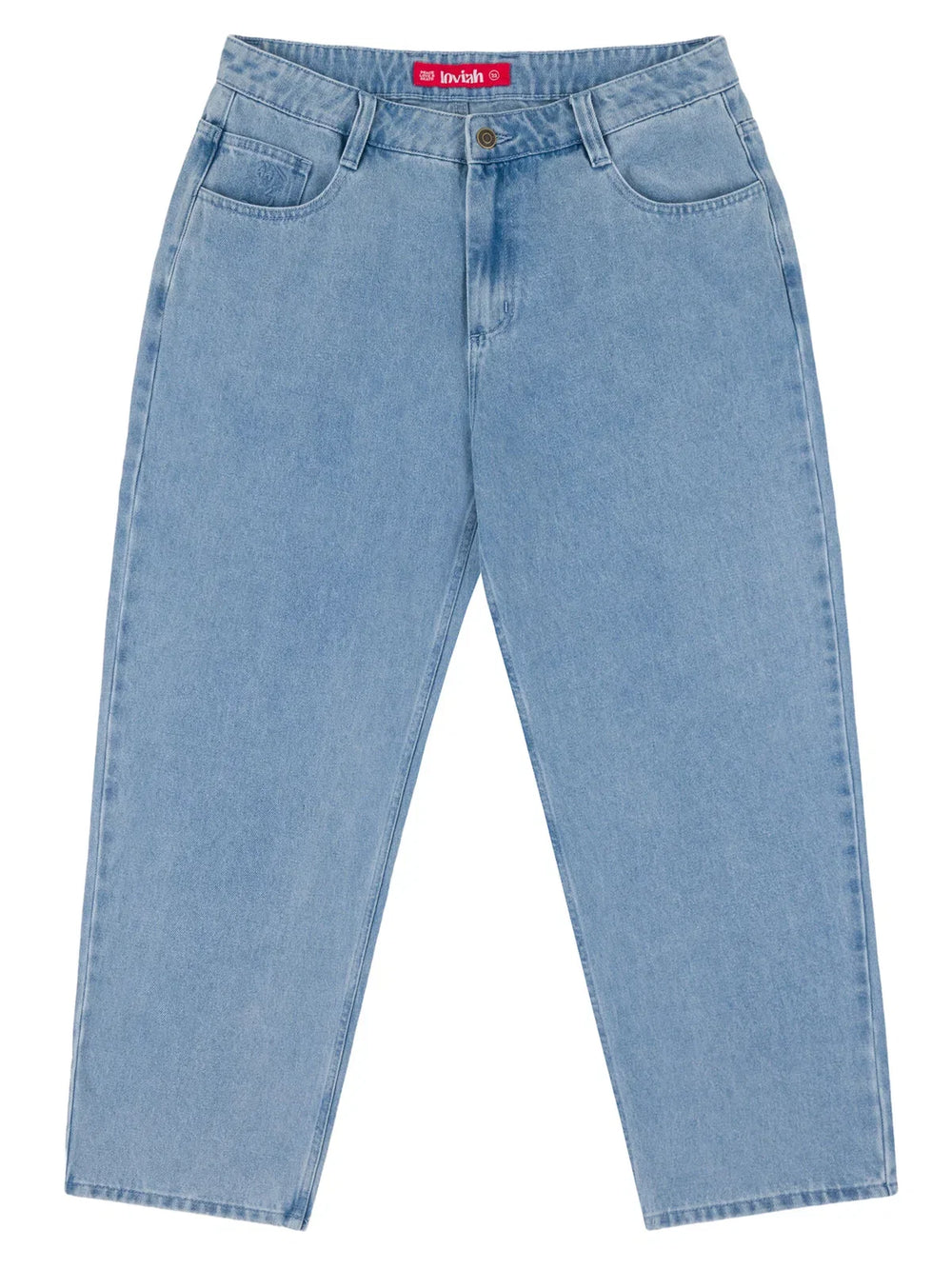 Pantalons en denim Loviah '1990' Baggy 5 poches - Indigo Délavé Clair