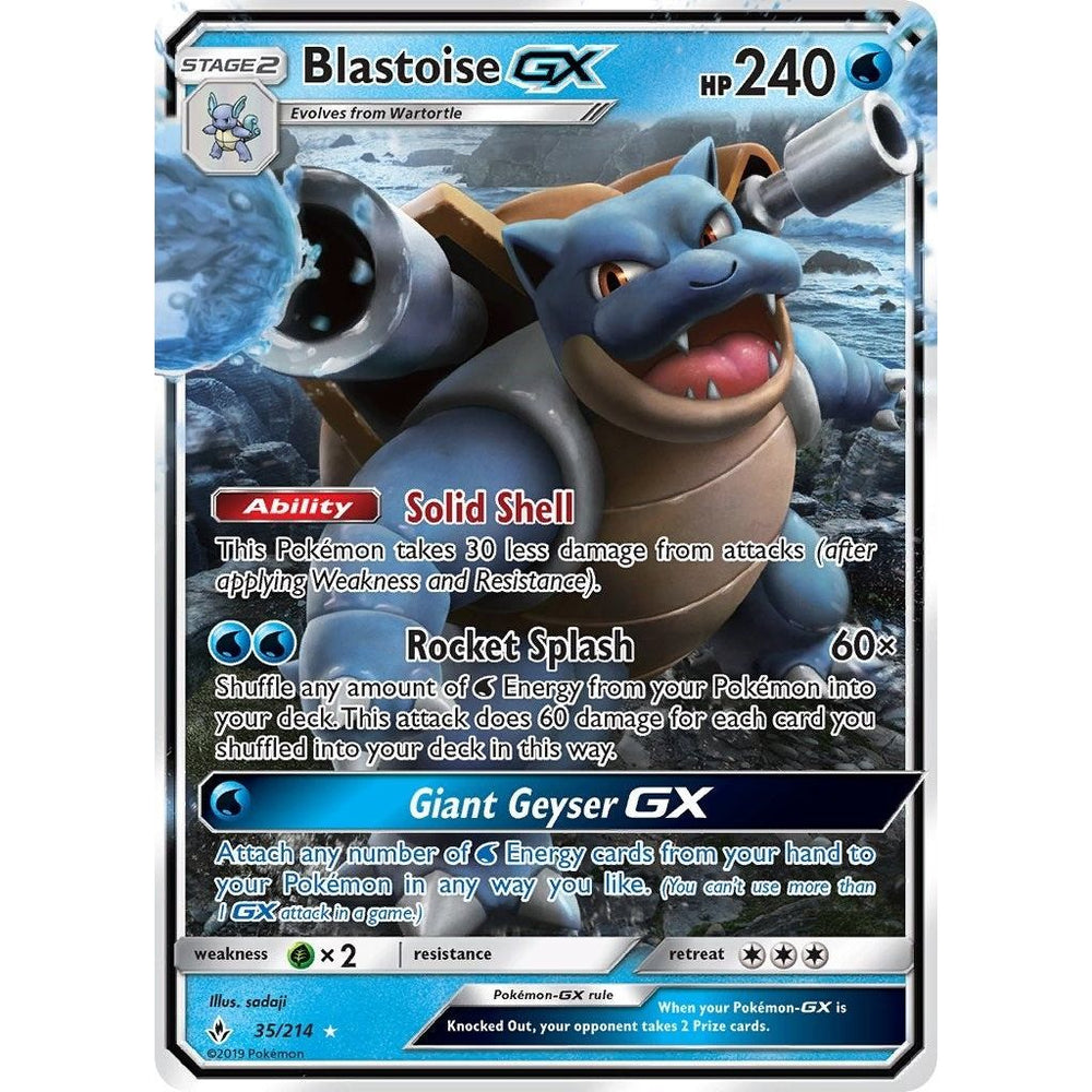 Blastoise GX (35/214) (SM10)