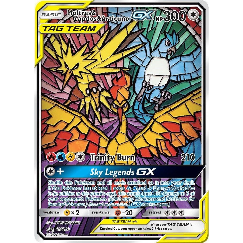 Moltres & Zapdos & Articuno GX (SM210) (SMP)