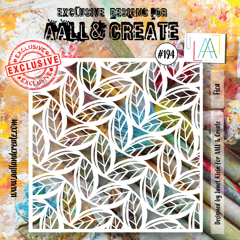 AALL et Create #194 - Pochoir 15x15cm - Fica