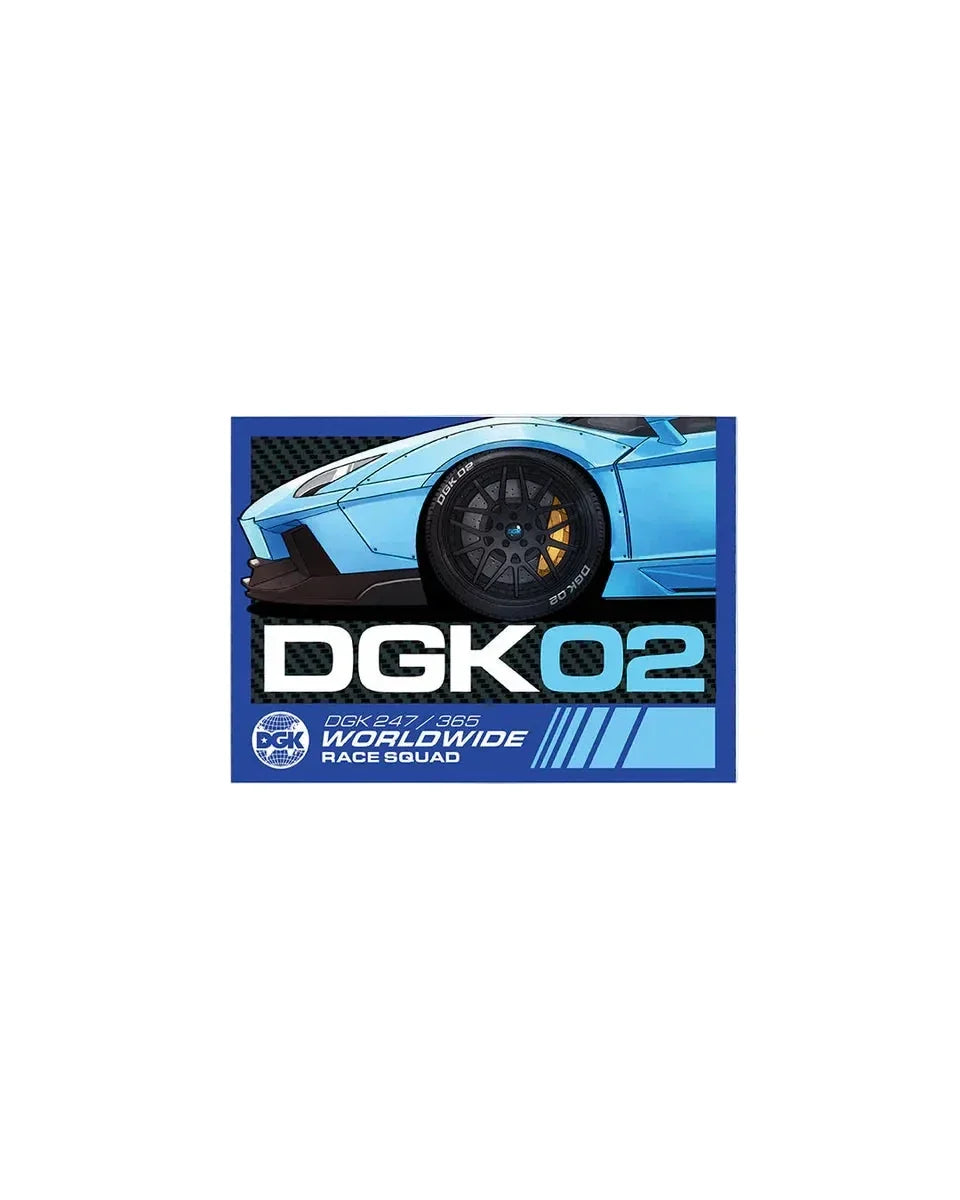 Autocollant DGK 'Turbo' - Multicolore