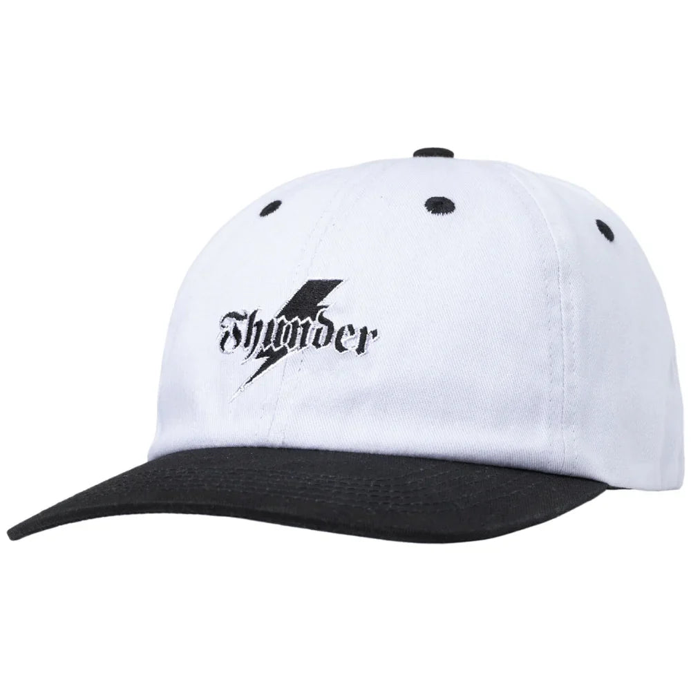 Casquette 'Bolt Script' à Bouton-pression - Blanc/Noir