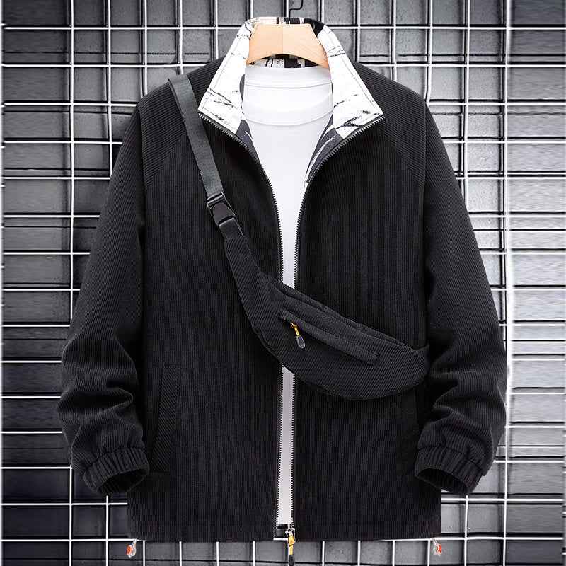Veste en velours côtelé pour garçon à la mode