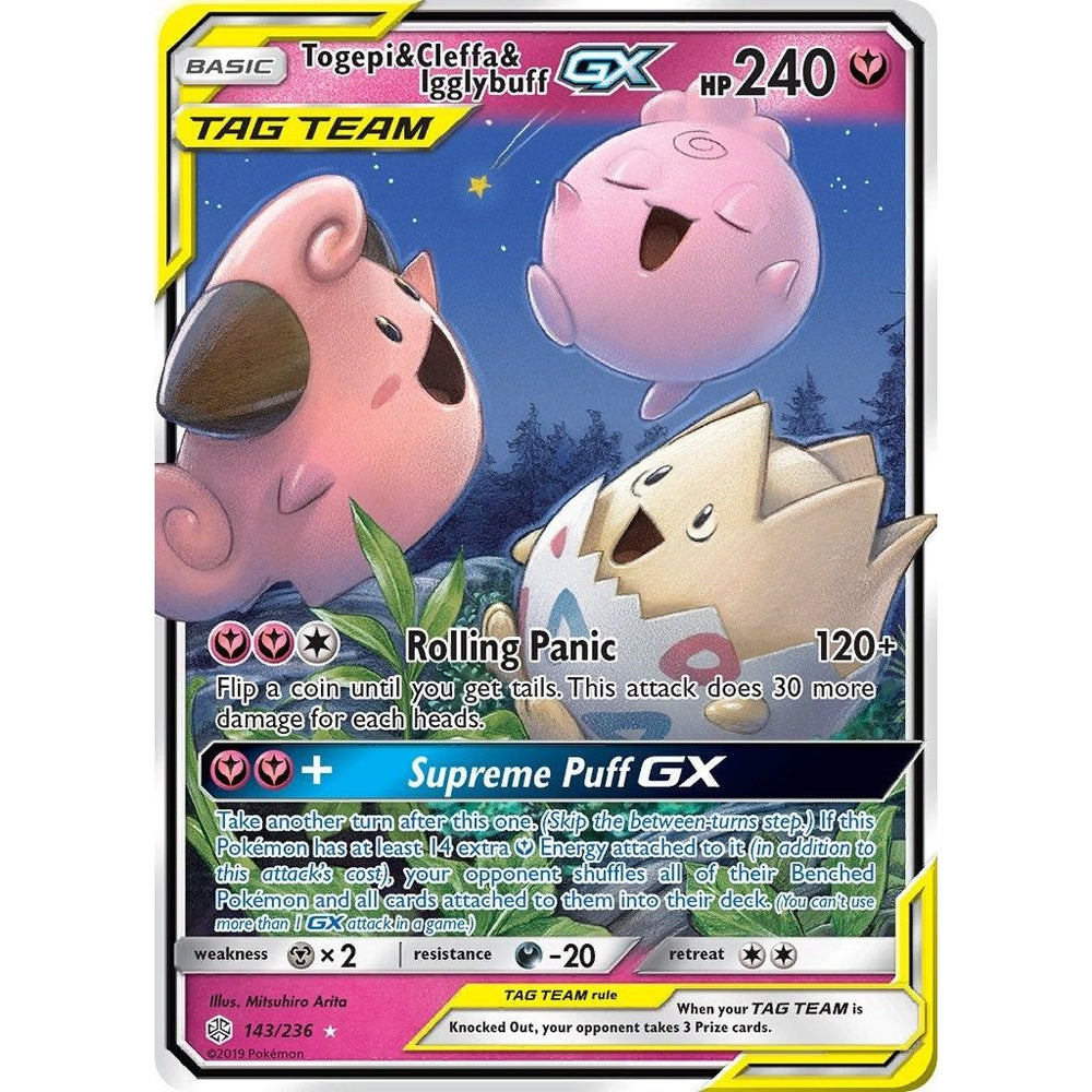 Togepi & Cleffa & Igglybuff GX (143/236) (SM12)