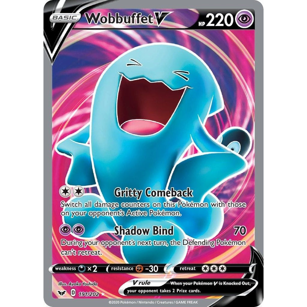 Wobbuffet V (Full Art) (191/202) (SWSH01)