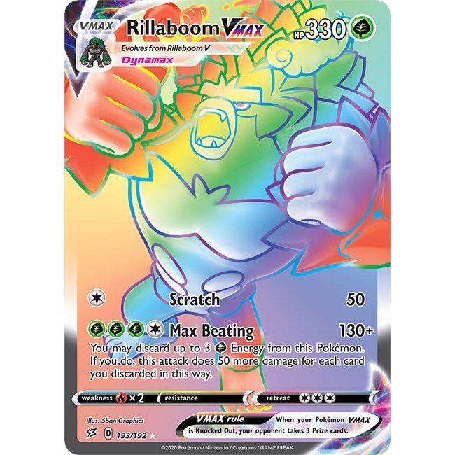 Rillaboom VMAX (Secret) (193/192) (SWSH02)