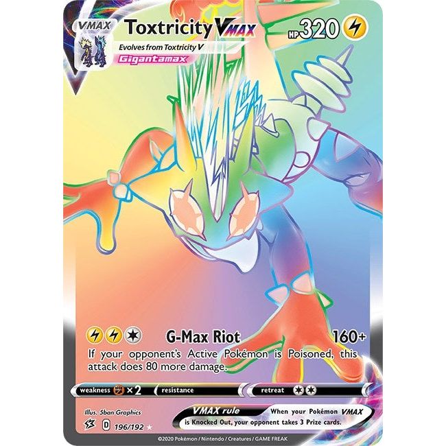 Toxtricity VMAX (Secret) (196/192) (SWSH02)