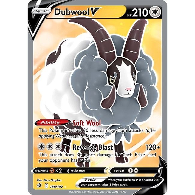 Dubwool V (Full Art) (188/192) (SWSH02)