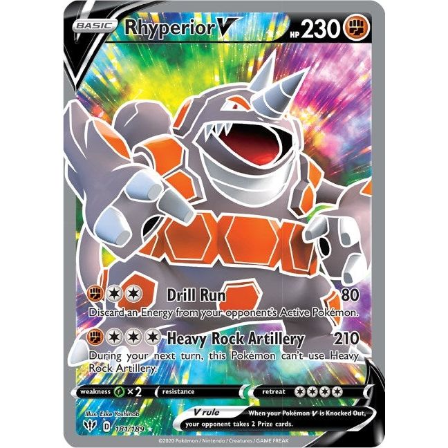 Rhyperior V (Full Art) (181/189) (SWSH03)