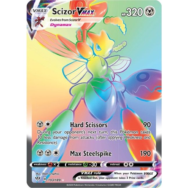 Scizor VMAX (Secret) (193/189) (SWSH03)