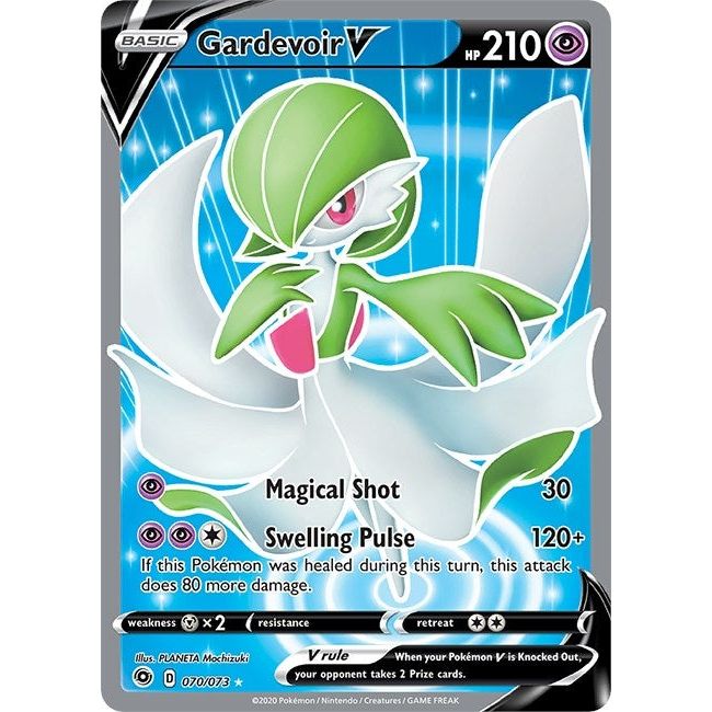 Gardevoir V (Full Art) (70/73) (CHP)