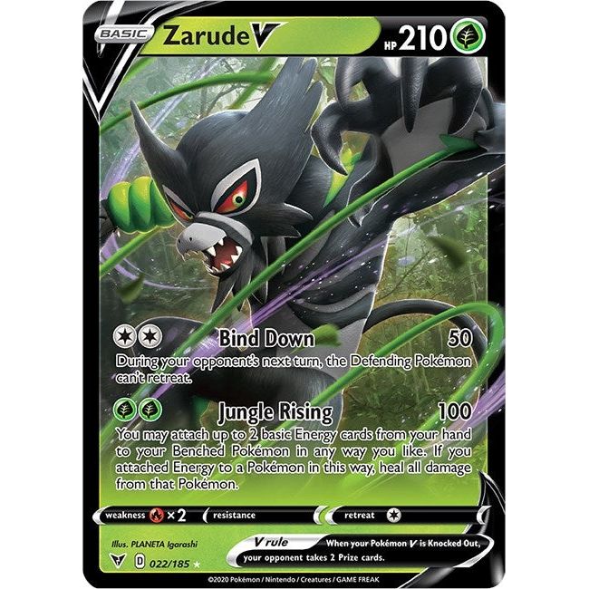 Zarude V (022/185) (SWSH04)