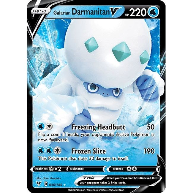 Galarian Darmanitan V (036/185) (SWSH04)