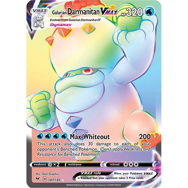 Darmanitan de Galar VMAX (Secret) (187/185) (SWSH04)