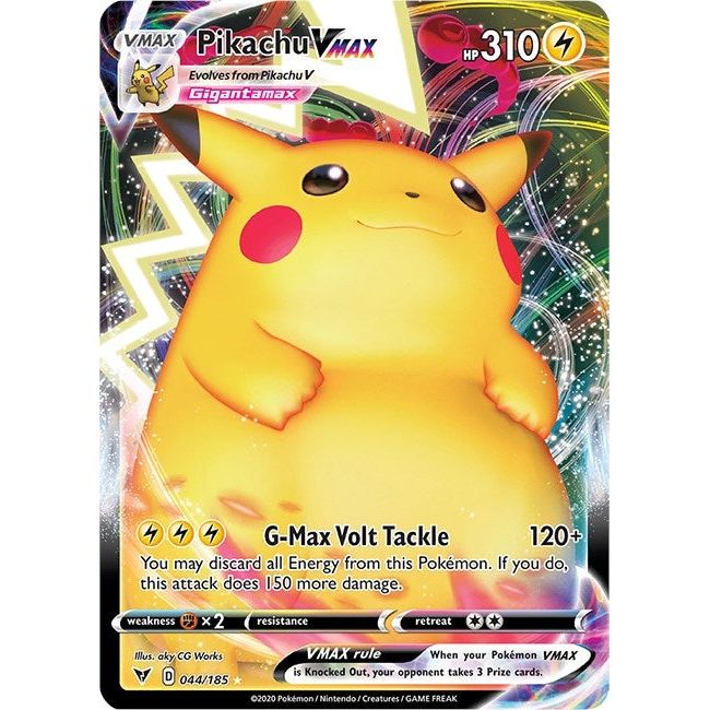 Pikachu VMAX (044/185) (SWSH04)
