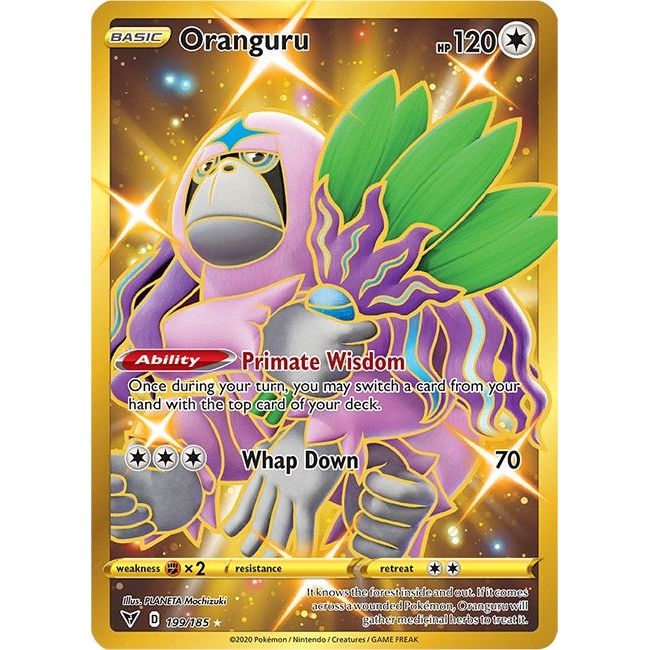 Oranguru (Secret) (199/185) (SWSH04)