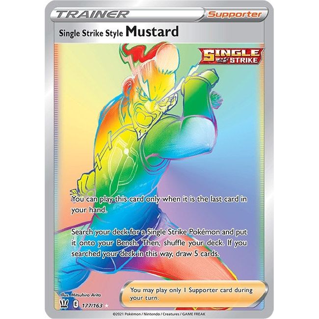 Single Strike Style Mustard (Secret) (177/163) (SWSH05)