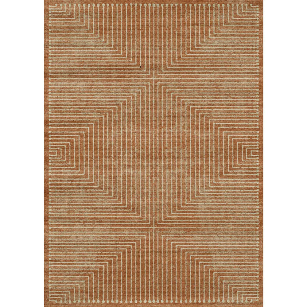 Bond Natural Orange Ivory Rug