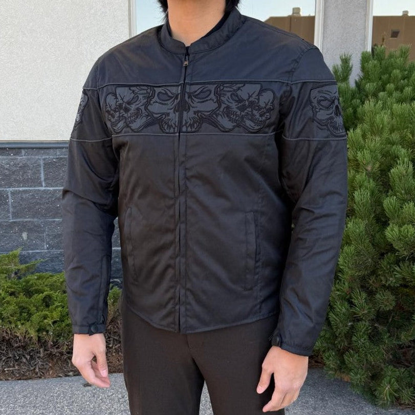 Veste de moto réfléchissante en Cordura pour hommes "Open Road"