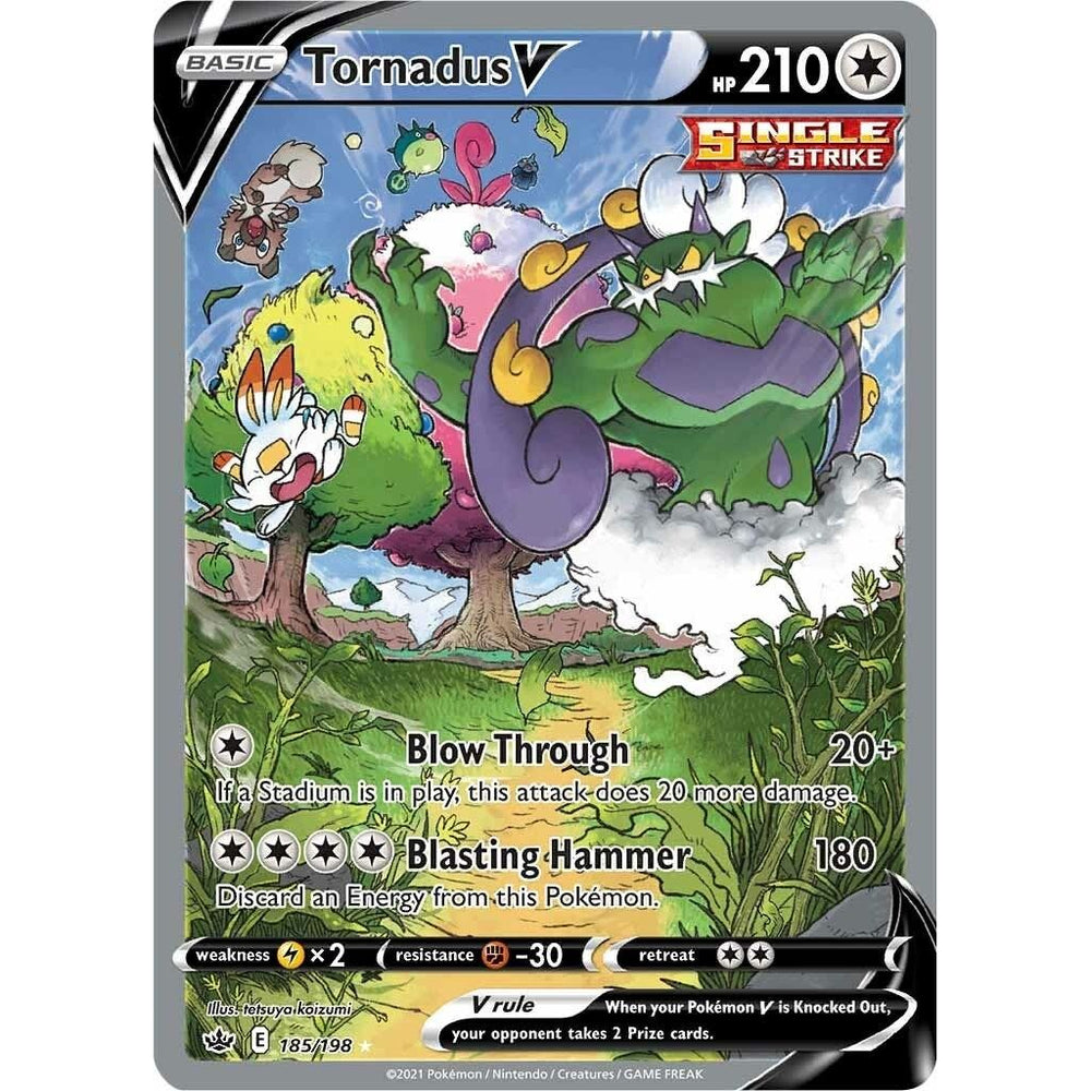 Tornadus V (Art alternatif complet) (185/198) (SWSH06)