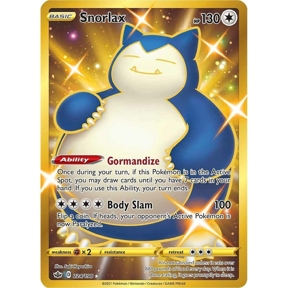 Snorlax (Secret) (224/198) (SWSH06)