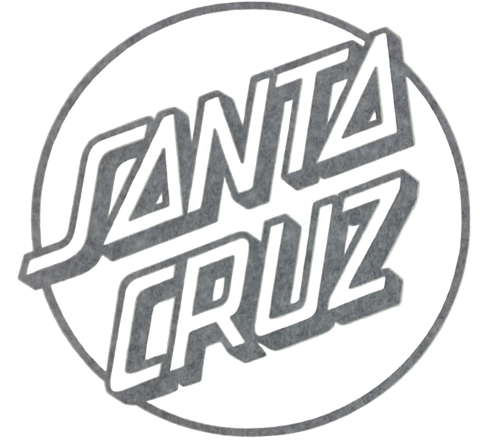 Santa Cruz 'Opus Dot' Sticker - White