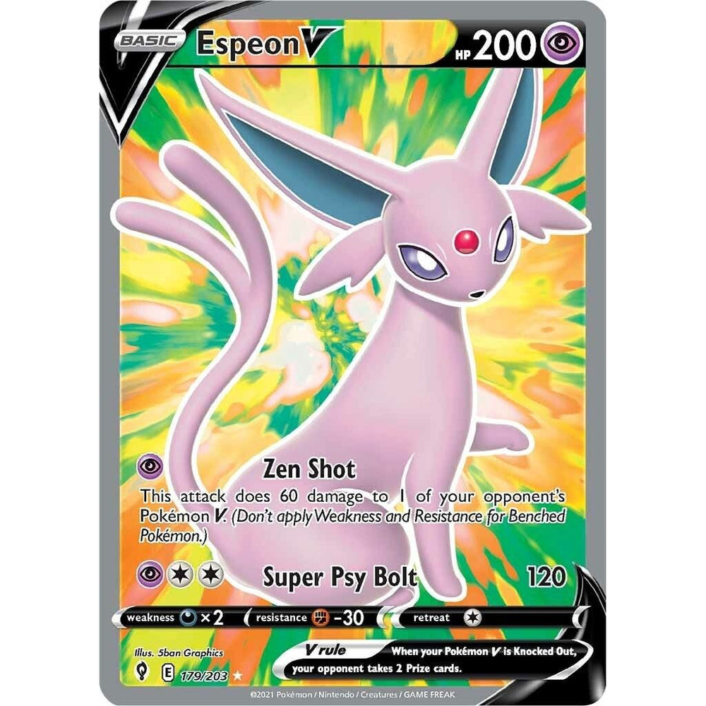 Espeon V (Full Art) (179/203) (SWSH07)
