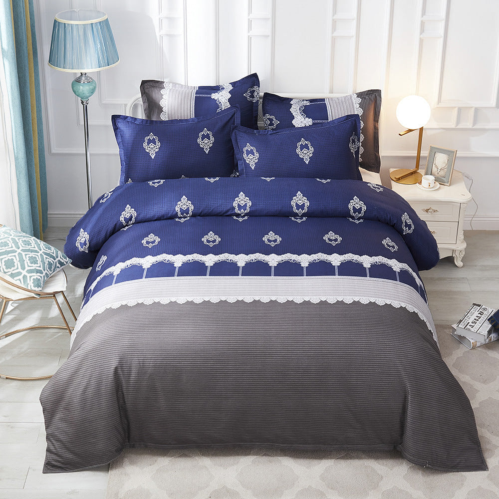 Luxury Printed Duvet Cover Set with Pillowcases