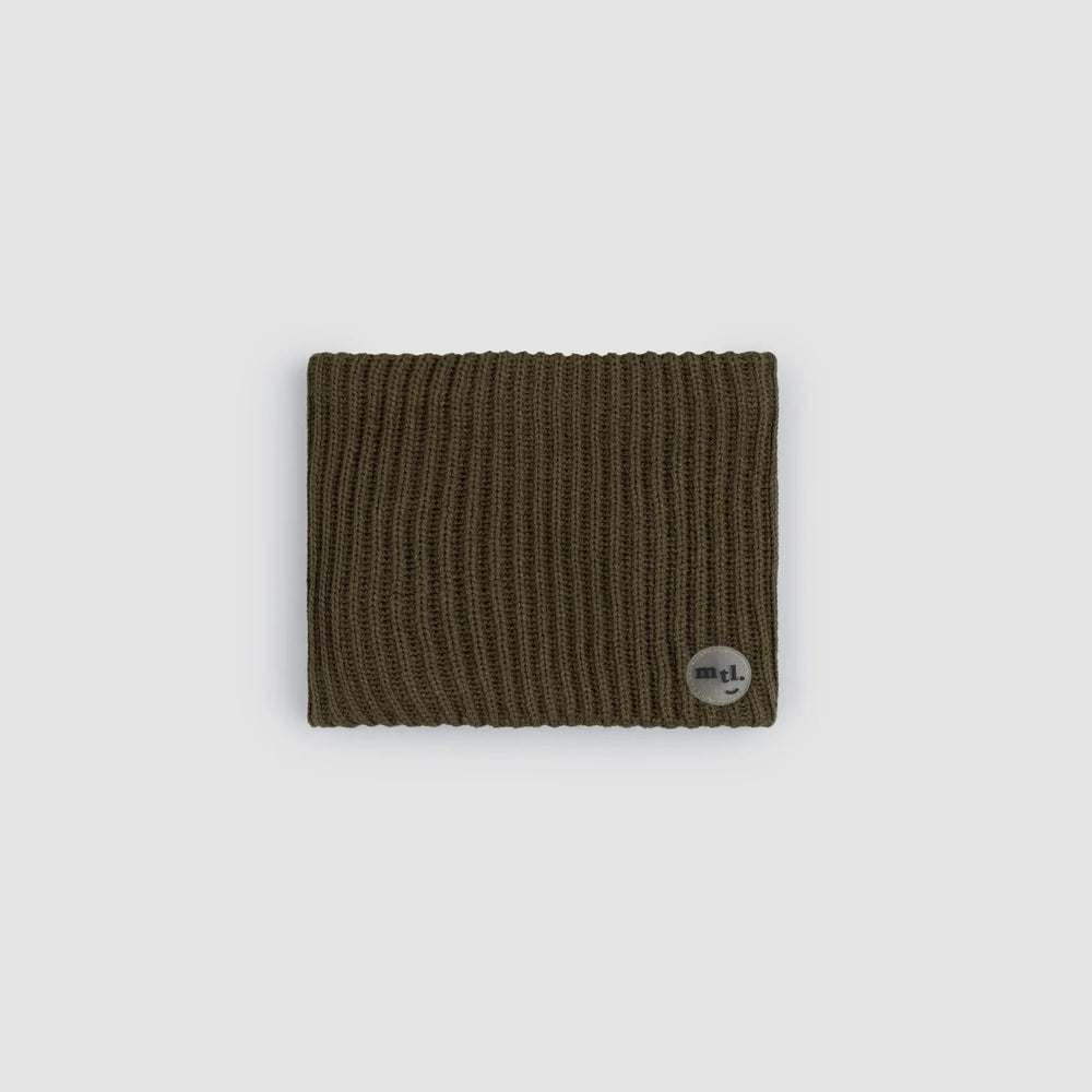 Ribbed Neck Warmer | Lichen Green | Miles The Label