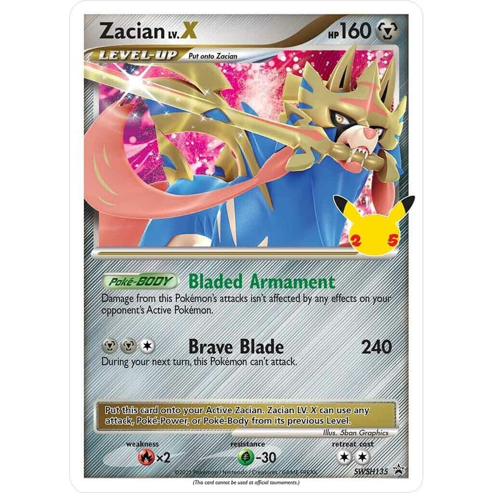 Zacian LV. X - SWSH135 (SWSH135) (SWSD)