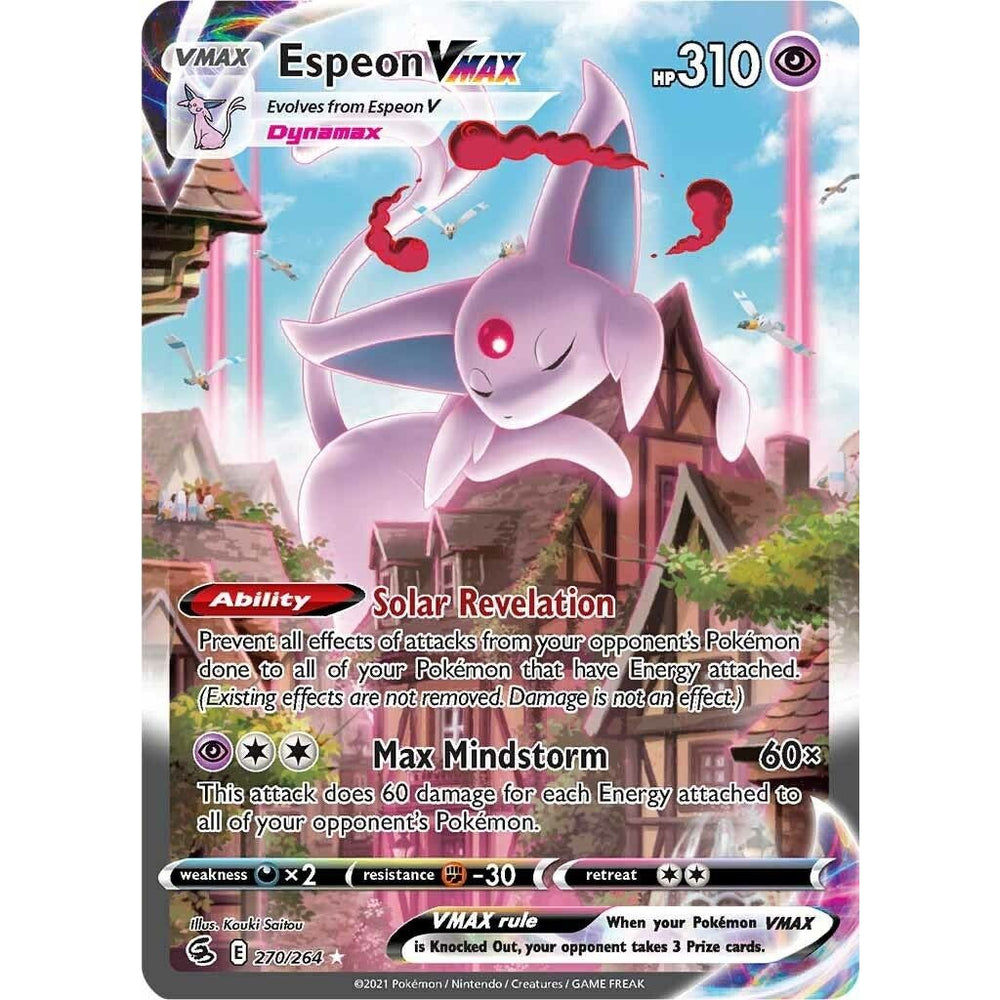 Espeon VMAX (Alternate Art Secret) (270/264) (SWSH08)