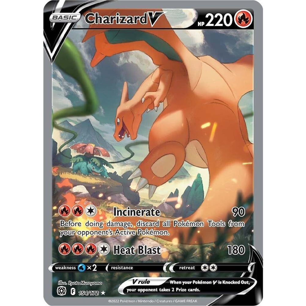 Charizard V (Alternate Full Art) (154/172) (SWSH09)