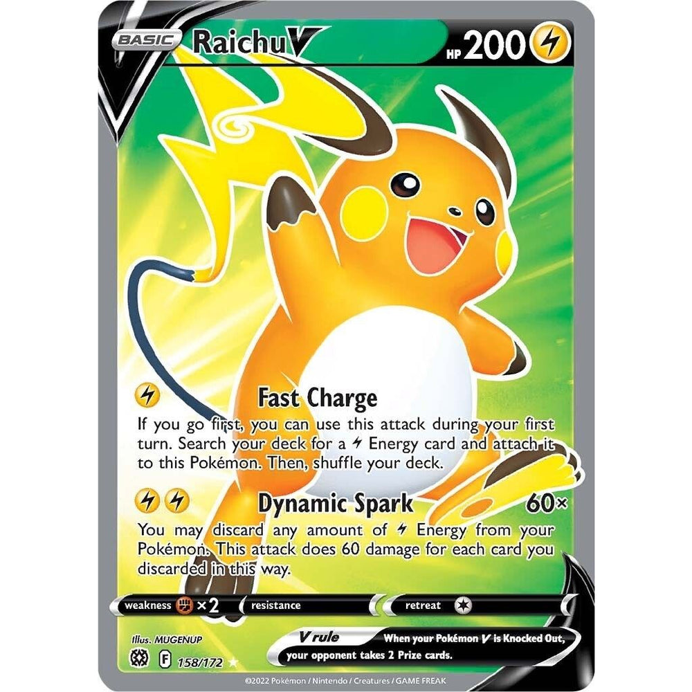 Raichu V (Art Complet) (158/172) (SWSH09)