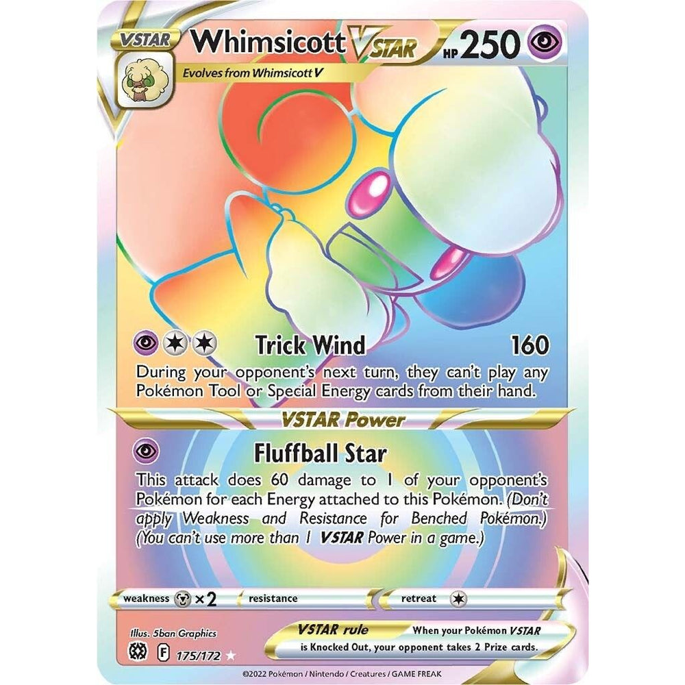 Whimsicott VSTAR (Secret) (175/172) (SWSH09)