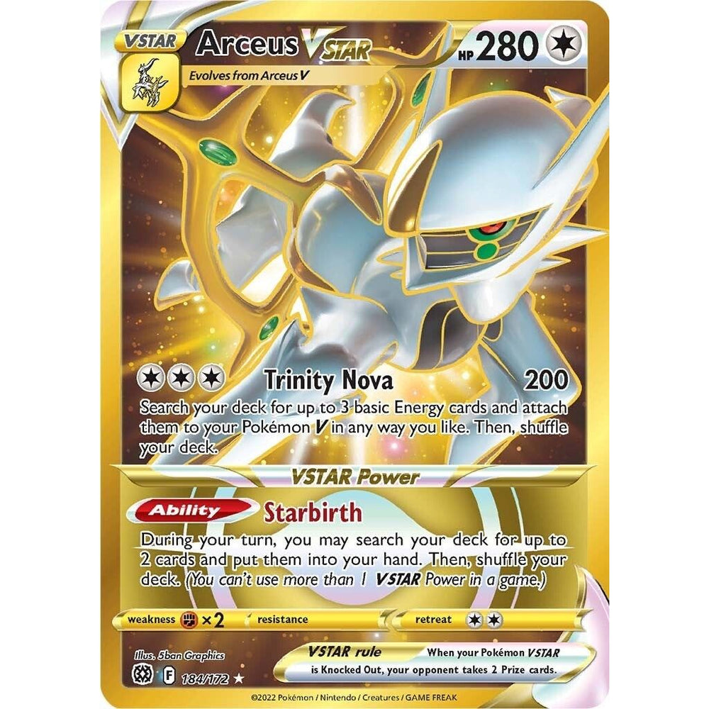 Arceus VSTAR (Secret) (184) (184/172) (SWSH09)
