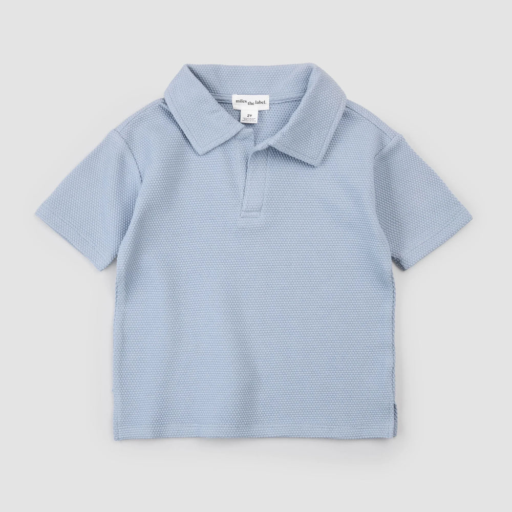 Polo Shirt | Powdered Blue | Miles the Label