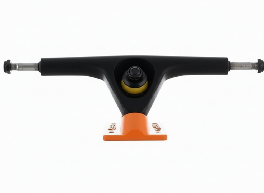Z-Flex Longboard Trucks - Black/Orange
