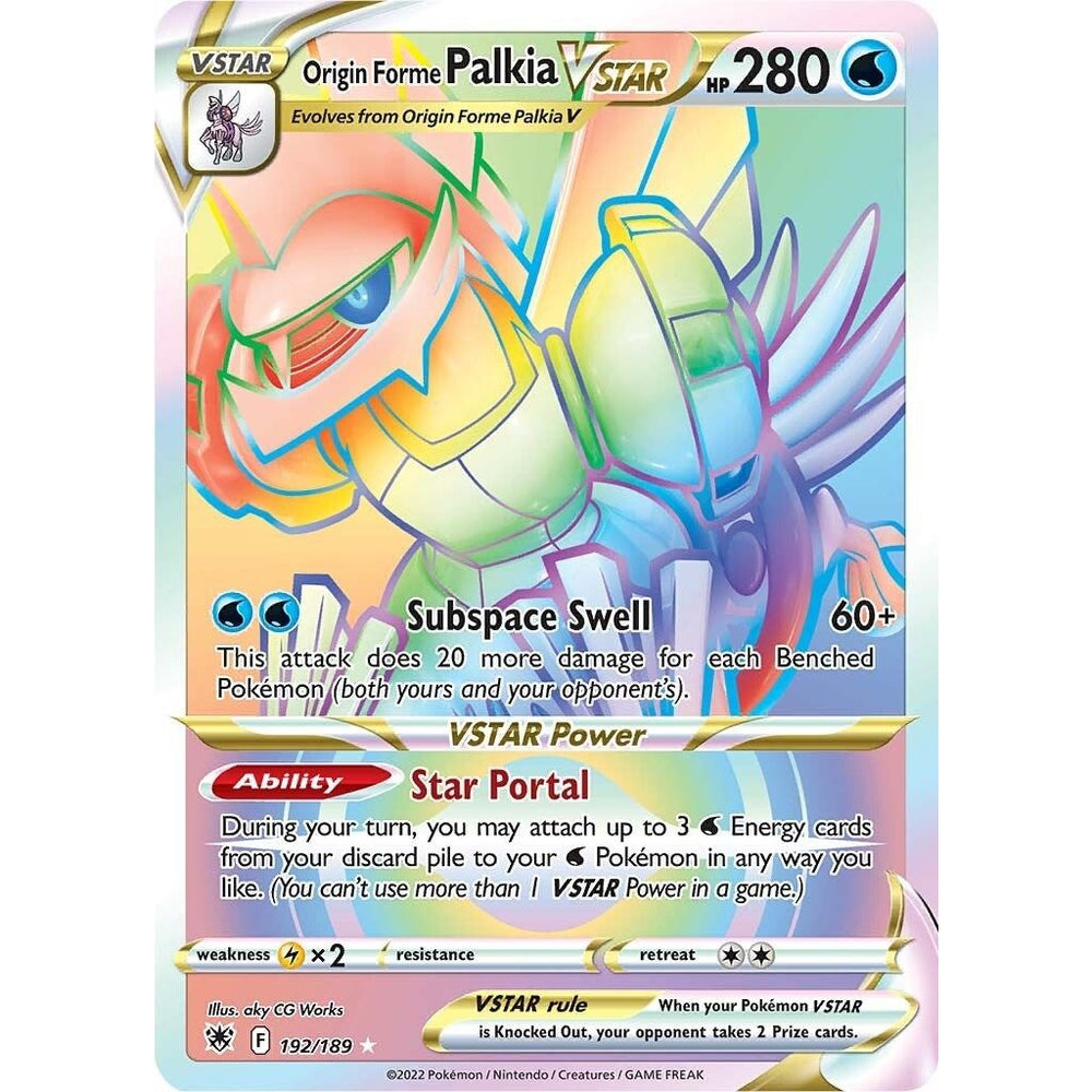 Origin Forme Palkia VSTAR (Secret) (192) (192/189) (SWSH10)