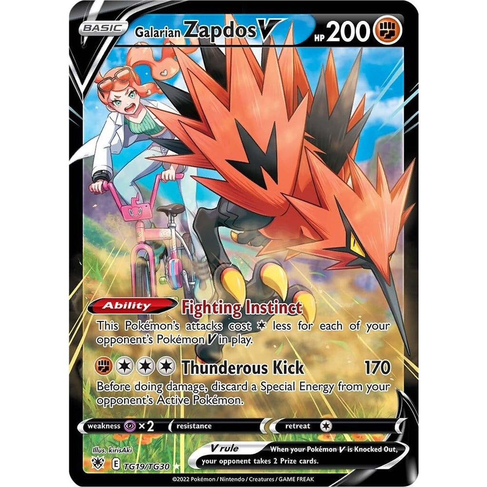Galarian Zapdos V (TG19/TG30) (SWSH10:TG)