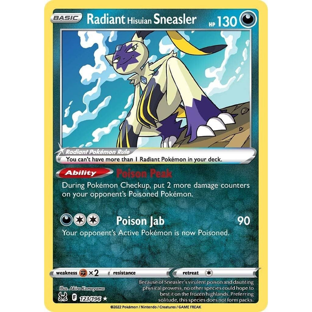 Hisuian Sneasler Radiant (123/196) (SWSH11)